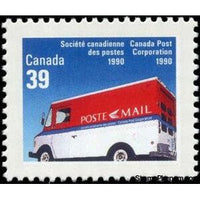 Canada 1990 Canada Post Corporation 1990, Mail Van (facing left)-Stamps-Canada-Mint-StampPhenom