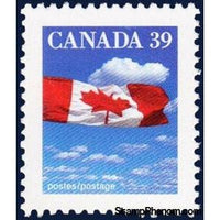 Canada 1990 Canadian Flag over Clouds-Stamps-Canada-Mint-StampPhenom