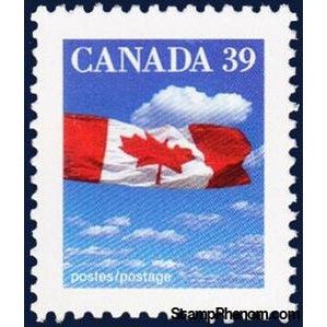 Canada 1990 Canadian Flag over Clouds-Stamps-Canada-Mint-StampPhenom