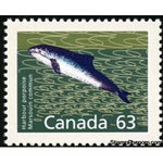Canada 1990 Harbour Porpoise (Phocoena phocoena)-Stamps-Canada-Mint-StampPhenom