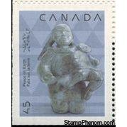 Canada 1990 "Mother and Child" - Imperf Bottom and Left-Stamps-Canada-Mint-StampPhenom
