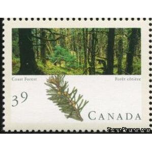 Canada 1990 Pacific Coast Forest-Stamps-Canada-Mint-StampPhenom