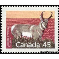 Canada 1990 Pronghorn (Antilocapra americana)-Stamps-Canada-Mint-StampPhenom