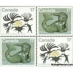 Canada Lot 4 "Inuits" , 4 stamps