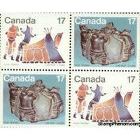 Canada Lot 5 "Inuits" , 4 stamps