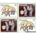 Canada Lot 6 "Inuits" , 4 stamps