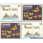 Canada Lot 7 "Inuits" , 4 stamps