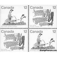 Canada Lot "Inuits" , 4 stamps