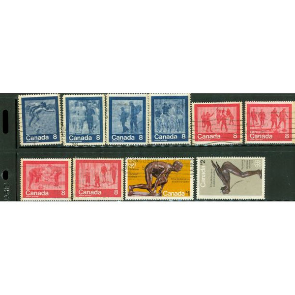 Canada Olympics , 10 stamps