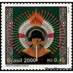 Brazil 2000 Carajá art