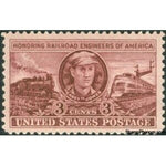 United States of America 1950 Casey Jones and Locomotives of 1900 and 1950