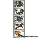 Central African Republic Birds , 5 stamps