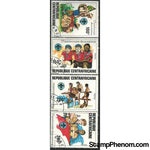Central African Republic Scouting , 4 stamps