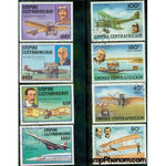 Central Africa Aircraft , 8 stamps