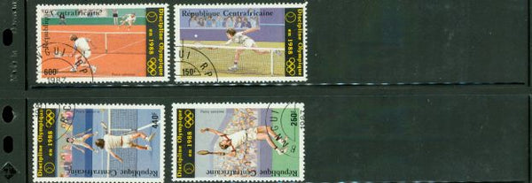 Central Africa Olympics , 4 stamps