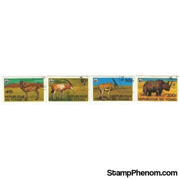 Chad Animals , 4 stamps