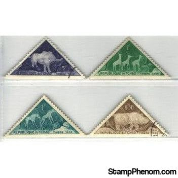 Chad Animals Lot 2, 4 stamps