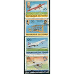 Chad Aircraft , 4 stamps