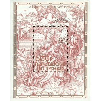 Chad Christmas Lot 2 , 1 souvenir sheet