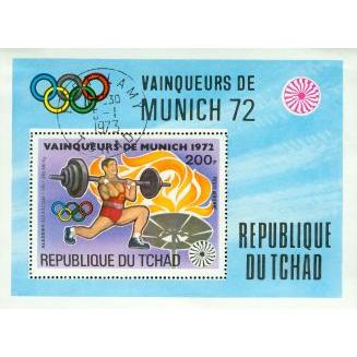 Chad Olympics Lot 5 , 1 souvenir sheet