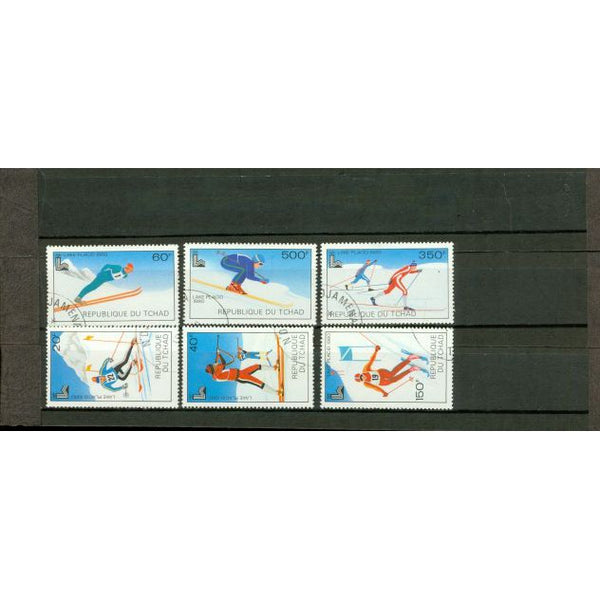 Chad Olympics , 6 stamps