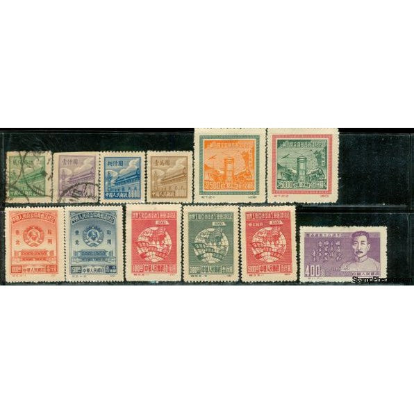 China Lot 6 , 12 stamps