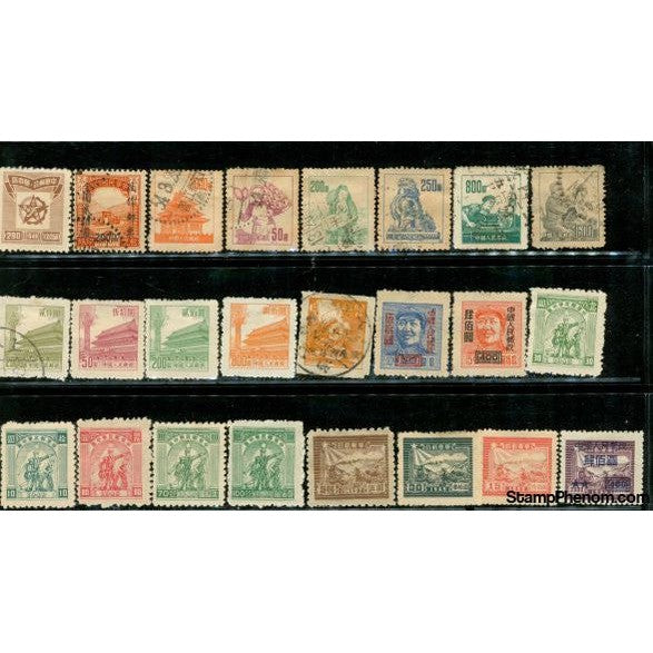 China Lot , 24 stamps