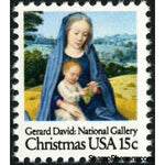 United States of America 1979 Christmas - Virgin and Child by Gerard David