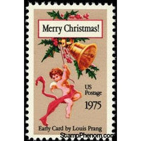 United States of America 1975 Christmas Card by Louis Prang, 1878