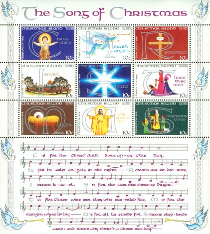 Christmas Island Christmas , 1 souvenir sheet