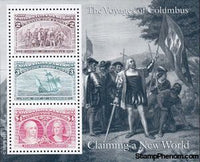 United States of America 1992 Claiming a New World Souvenir Sheet