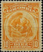 Colombia 1932 Mining and Agriculture-Stamps-Colombia-StampPhenom