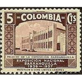 Colombia 1937 Barranquilla Industrial Exhibition-Stamps-Colombia-StampPhenom