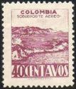 Colombia 1945 Colombian Tourist Sites-Stamps-Colombia-StampPhenom