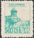 Colombia 1945 Colombian Tourist Sites-Stamps-Colombia-StampPhenom