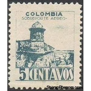 Colombia 1945 Colombian Tourist Sites-Stamps-Colombia-StampPhenom