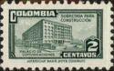 Colombia 1945 Ministry of Post and Telegraphs Building-Stamps-Colombia-StampPhenom