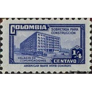 Colombia 1945 Ministry of Post and Telegraphs Building-Stamps-Colombia-StampPhenom