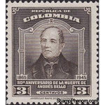 Colombia 1946 Andres Bello (1781-1865), 3c-Stamps-Colombia-StampPhenom
