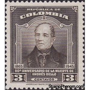 Colombia 1946 Andres Bello (1781-1865)-Stamps-Colombia-StampPhenom