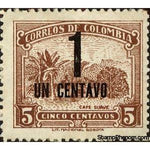 Colombia 1946 Coffee Plantation Overprinted-Stamps-Colombia-Mint-StampPhenom