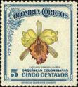 Colombia 1947 Orchids-Stamps-Colombia-StampPhenom
