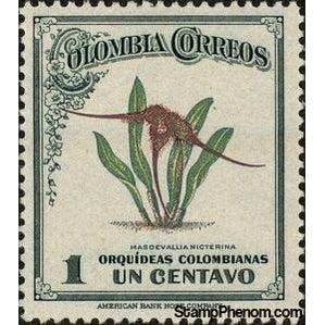 Colombia 1947 Orchids-Stamps-Colombia-StampPhenom