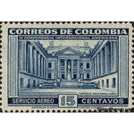 Colombia 1948 Capitol, Rafael Nuńez Patio-Stamps-Colombia-StampPhenom