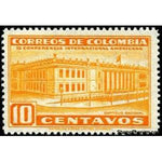 Colombia 1948 National Capitol-Stamps-Colombia-StampPhenom