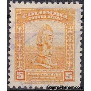 Colombia 1948 Pre-Columbian Monument-Stamps-Colombia-StampPhenom