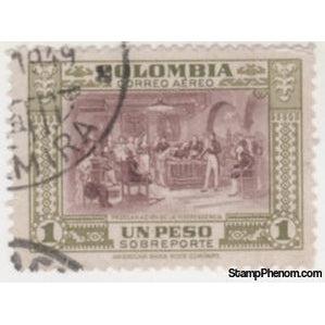 Colombia 1948 "Proclamation of Independence" (C. Leudo)-Stamps-Colombia-StampPhenom