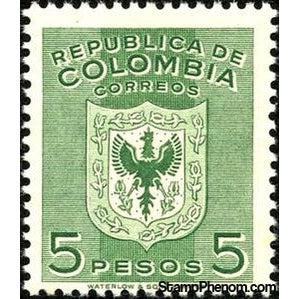 Colombia 1950 Coat of arms of Bogotá-Stamps-Colombia-StampPhenom
