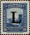 Colombia 1950 Issues for LANSA Airline-Stamps-Colombia-StampPhenom