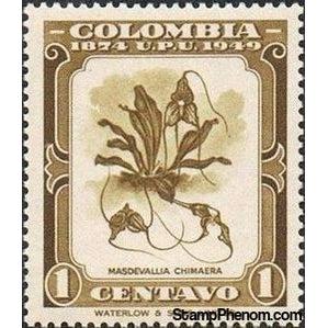 Colombia 1950 Masdevallia chimaera-Stamps-Colombia-StampPhenom